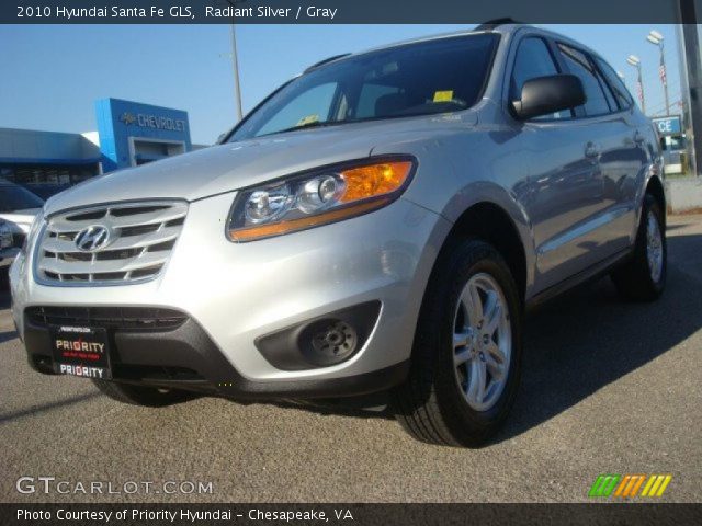 2010 Hyundai Santa Fe GLS in Radiant Silver