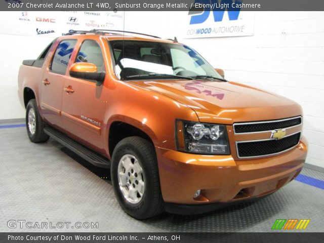 2007 Chevrolet Avalanche LT 4WD in Sunburst Orange Metallic