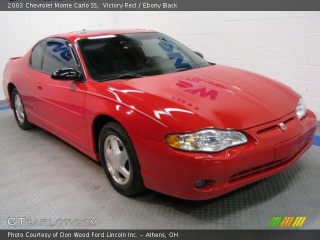 2003 Chevrolet Monte Carlo SS in Victory Red