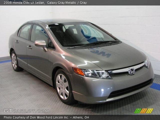 2008 Honda Civic LX Sedan in Galaxy Gray Metallic
