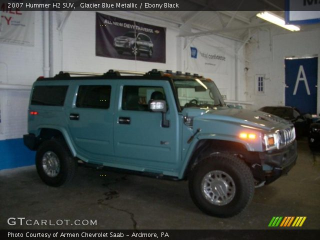 2007 Hummer H2 SUV in Glacier Blue Metallic