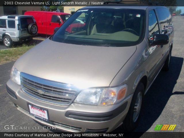 2003 Chevrolet Venture LS in Light Sandrift Metallic