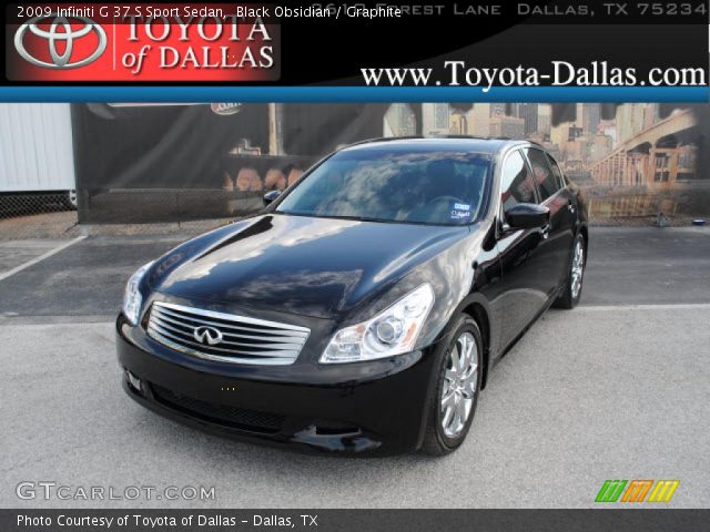 2009 Infiniti G 37 S Sport Sedan in Black Obsidian