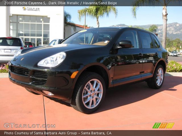 2006 Porsche Cayenne S in Dark Olive Metallic