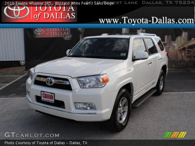 2010 Toyota 4Runner SR5 in Blizzard White Pearl