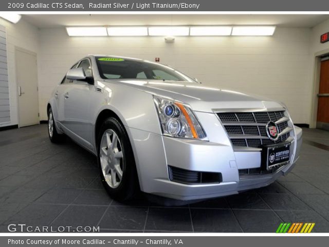 2009 Cadillac CTS Sedan in Radiant Silver