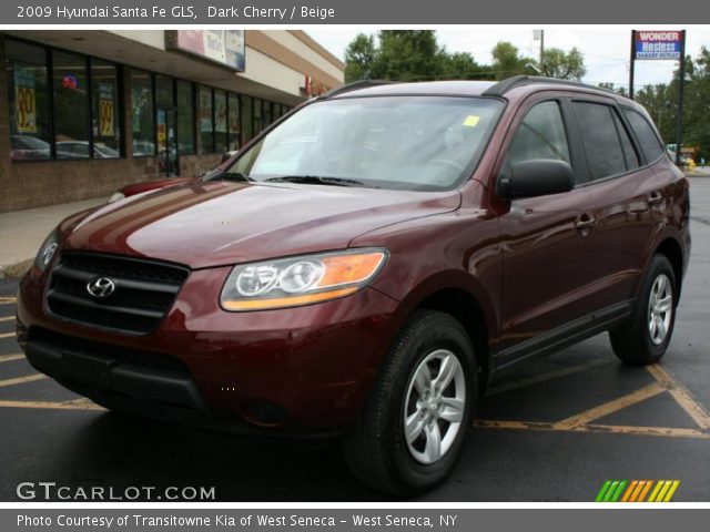 2009 Hyundai Santa Fe GLS in Dark Cherry