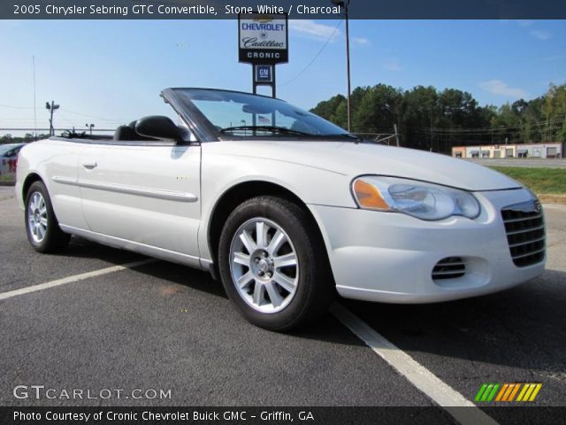 2005 Chrysler Sebring GTC Convertible in Stone White