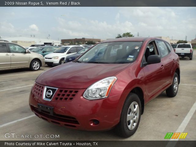 2009 Nissan Rogue S in Venom Red