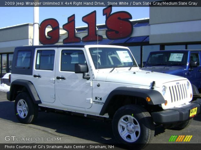 2009 Jeep Wrangler Unlimited X 4x4 Right Hand Drive in Stone White