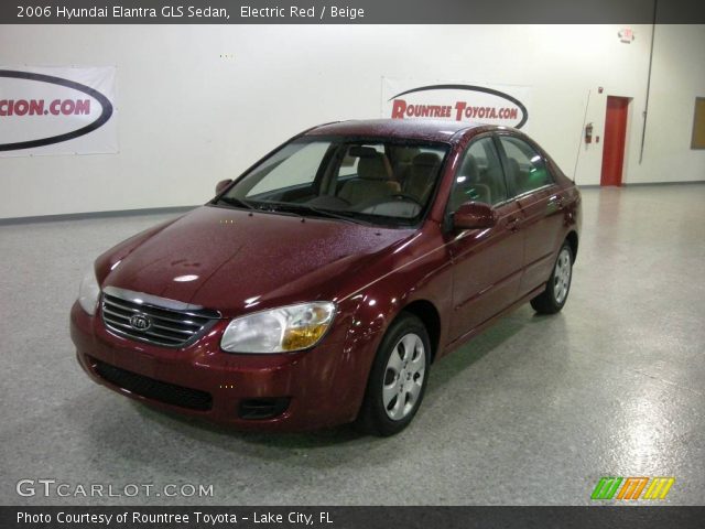 2006 Hyundai Elantra GLS Sedan in Electric Red