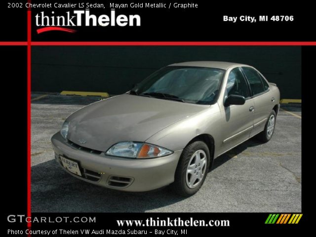 2002 Chevrolet Cavalier LS Sedan in Mayan Gold Metallic