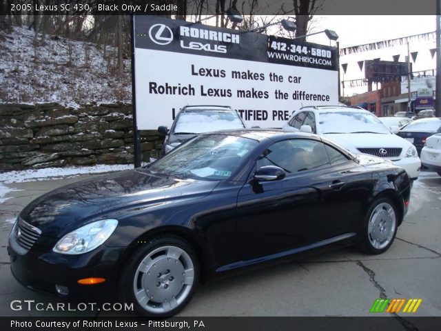 2005 Lexus SC 430 in Black Onyx