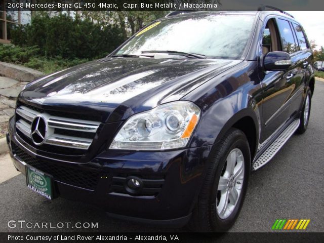 2008 Mercedes-Benz GL 450 4Matic in Capri Blue Metallic