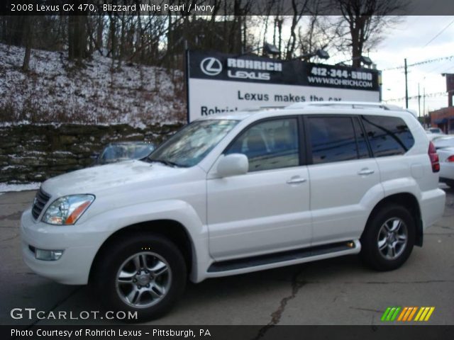 2008 Lexus GX 470 in Blizzard White Pearl