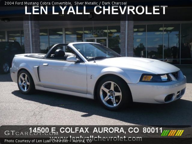 2004 Ford Mustang Cobra Convertible in Silver Metallic