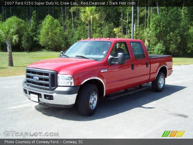 2007 Ford F250 Super Duty XL Crew Cab in Red Clearcoat