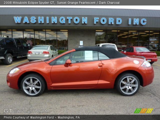 2008 Mitsubishi Eclipse Spyder GT in Sunset Orange Pearlescent