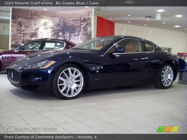 2009 Maserati GranTurismo  in Blu Oceano (Blue)