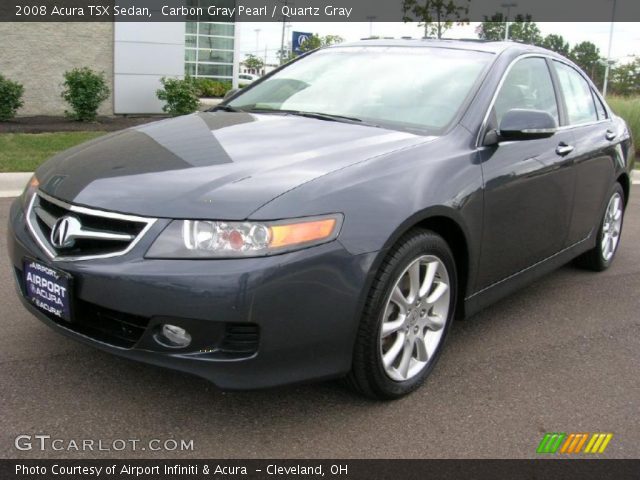 2008 Acura TSX Sedan in Carbon Gray Pearl