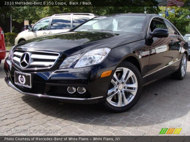 2010 Mercedes-Benz E 350 Coupe in Black