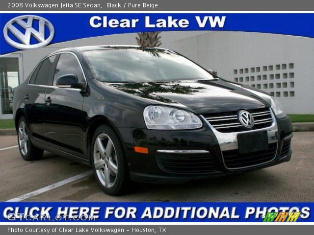 2008 Volkswagen Jetta SE Sedan in Black