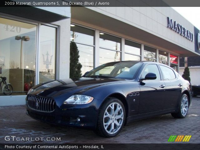 2009 Maserati Quattroporte S in Blu Oceano (Blue)