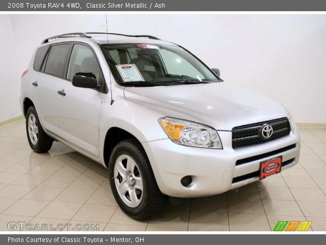 2008 Toyota RAV4 4WD in Classic Silver Metallic