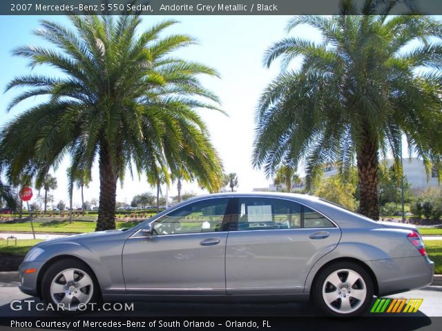 2007 Mercedes-Benz S 550 Sedan in Andorite Grey Metallic