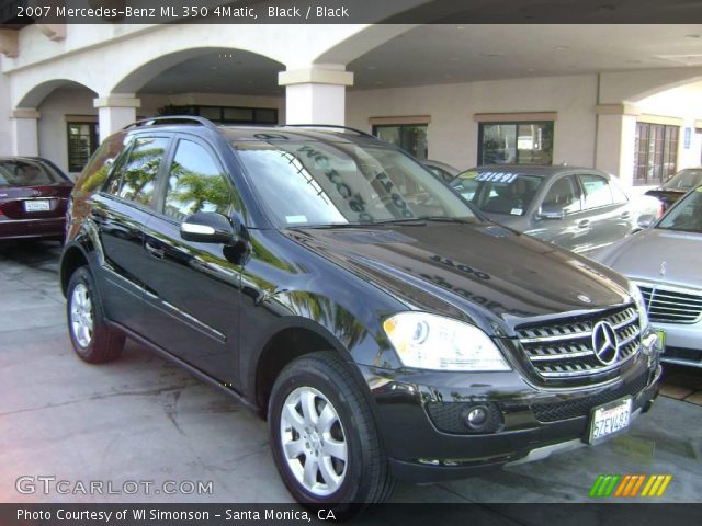 2007 Mercedes-Benz ML 350 4Matic in Black