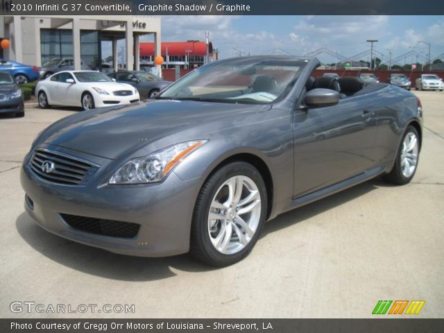 2010 Infiniti G 37 Convertible in Graphite Shadow