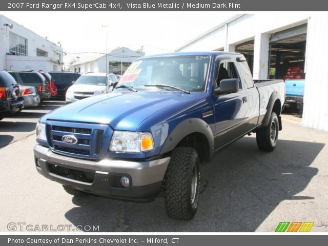 2007 Ford Ranger FX4 SuperCab 4x4 in Vista Blue Metallic