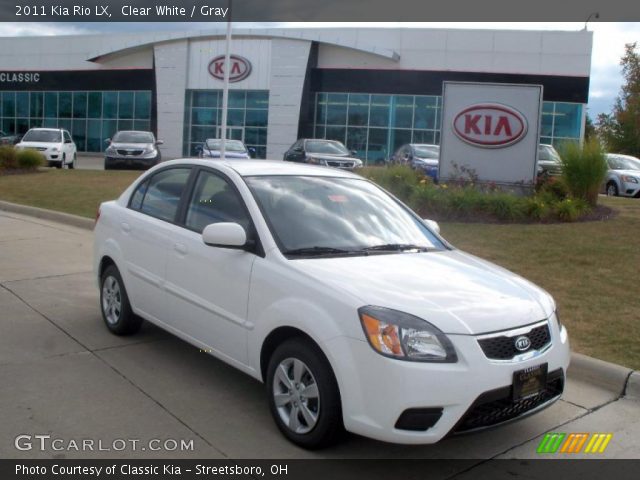 2011 Kia Rio LX in Clear White