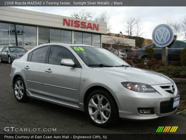 2008 Mazda MAZDA3 s Touring Sedan in Sunlight Silver Metallic