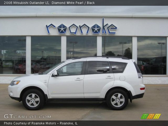 2008 Mitsubishi Outlander LS in Diamond White Pearl