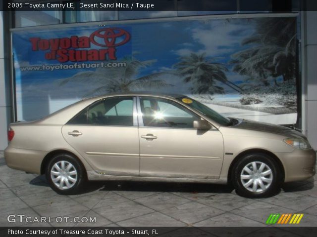 2005 Toyota Camry LE in Desert Sand Mica