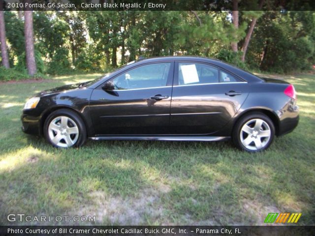 2010 Pontiac G6 Sedan in Carbon Black Metallic