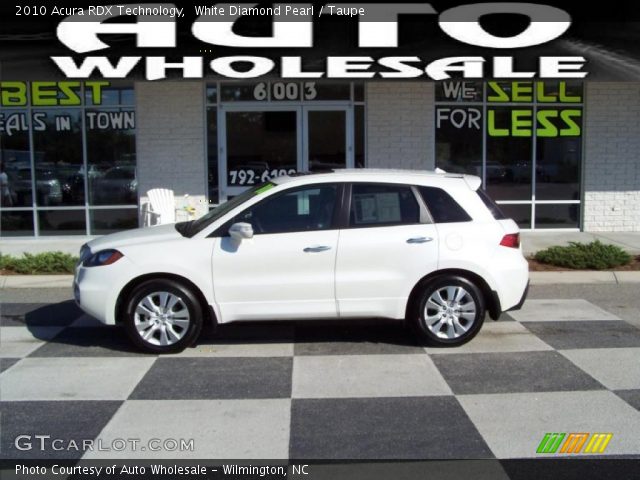 2010 Acura RDX Technology in White Diamond Pearl