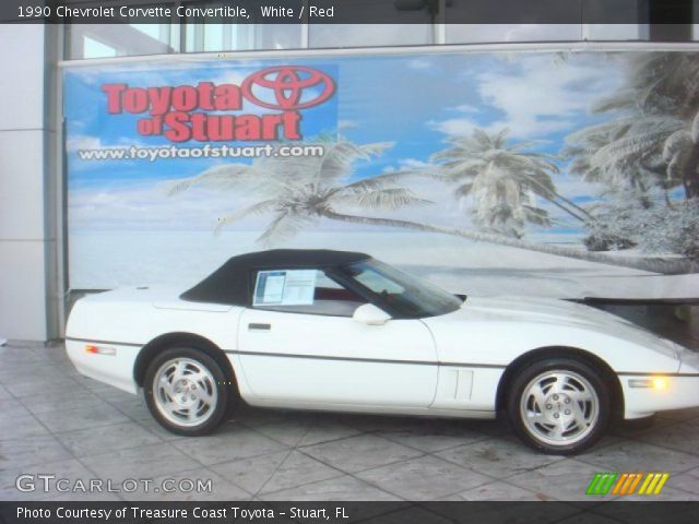 1990 Chevrolet Corvette Convertible in White