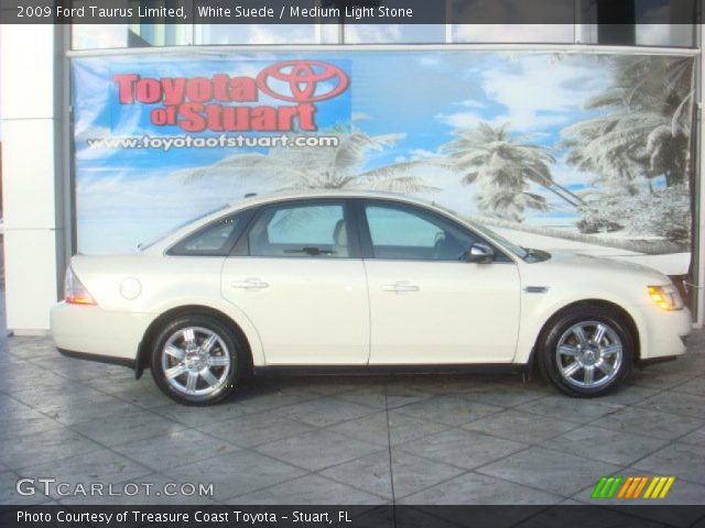 2009 Ford Taurus Limited in White Suede