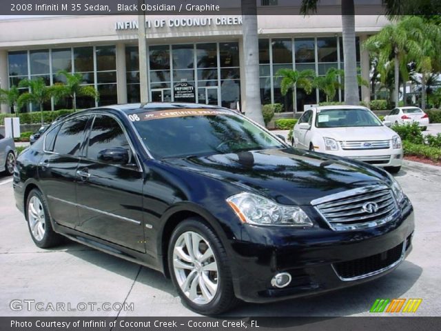 2008 Infiniti M 35 Sedan in Black Obsidian
