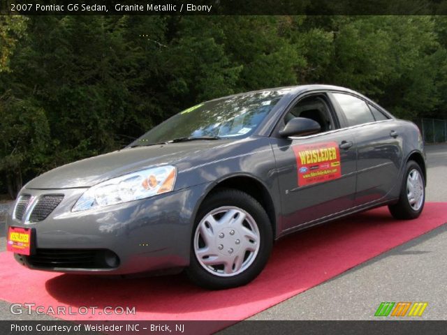 2007 Pontiac G6 Sedan in Granite Metallic