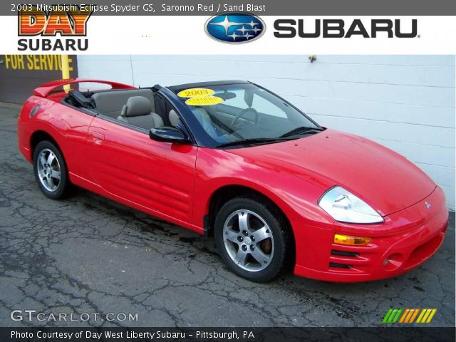 2003 Mitsubishi Eclipse Spyder GS in Saronno Red