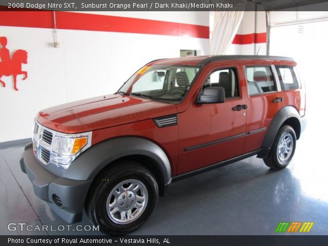 2008 Dodge Nitro SXT in Sunburst Orange Pearl