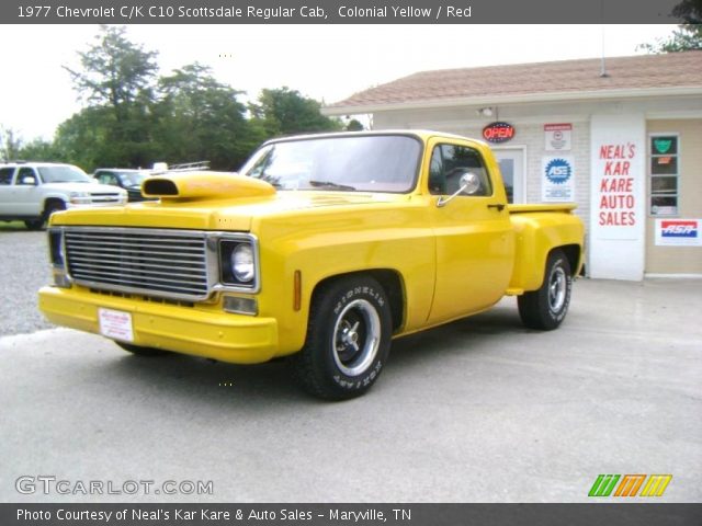 1977 Chevrolet C/K C10 Scottsdale Regular Cab in Colonial Yellow