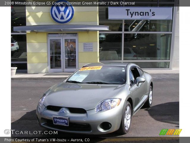 2008 Mitsubishi Eclipse GS Coupe in Optimist Green Metallic