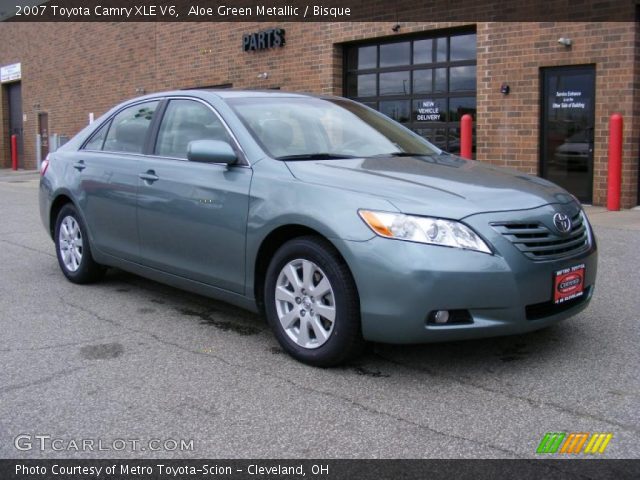 2007 Toyota Camry XLE V6 in Aloe Green Metallic