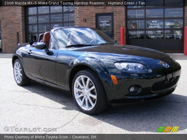 2008 Mazda MX-5 Miata Grand Touring Hardtop Roadster in Highland Green