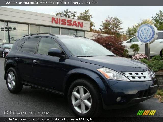 2003 Nissan Murano SE AWD in Midnight Blue Pearl