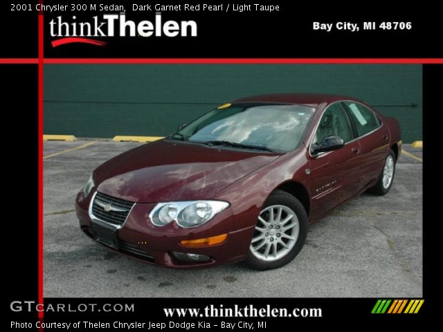 2001 Chrysler 300 M Sedan in Dark Garnet Red Pearl